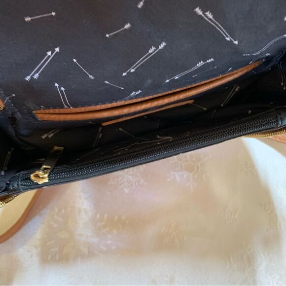 Free People Bind St Saddle Crossbody Handbag Zip Around Gorgeous - Picture 10 of 10